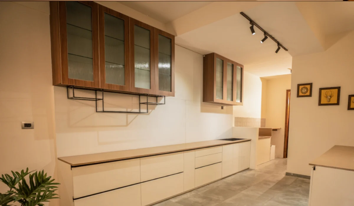 Kitchen at Gravity Aranya forest villa Kanakapura Road